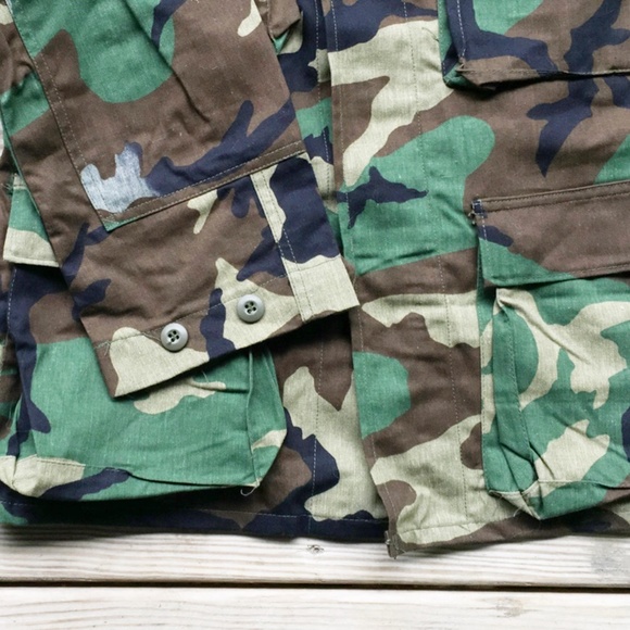 Camo Woodland Jacket Authentic Army Surplus - Picture 3 of 6